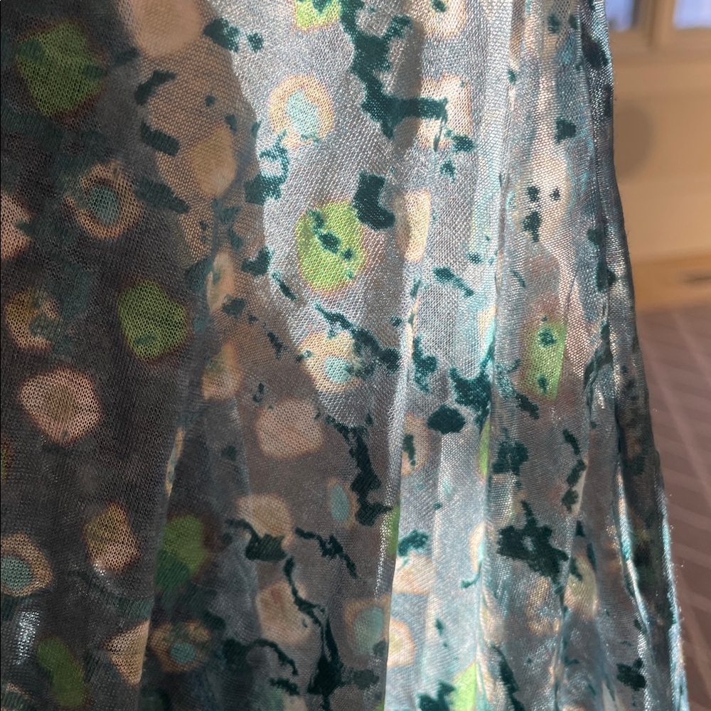 Vintage Isabel Marant ETOILE Blue , green and ivory Mini Dress - Picture 12 of 14